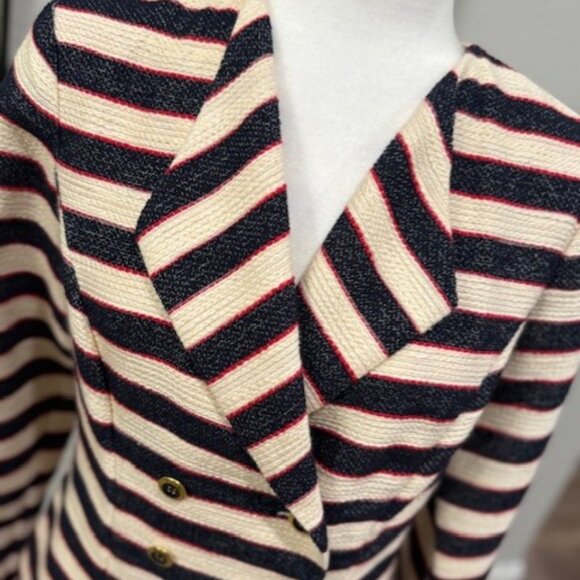 CAbi "Love, Carol" Nautical Stripe Cruise Jacket - Picture 3 of 16
